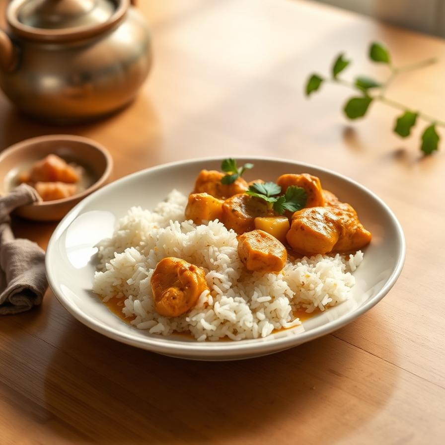 30-minute mild chicken curry kids will eat